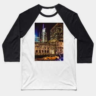 New York Public Library, Manhattan Baseball T-Shirt